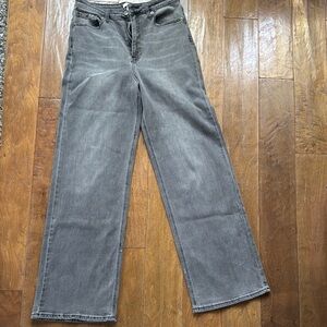 BP Gray Straight Leg Jeans